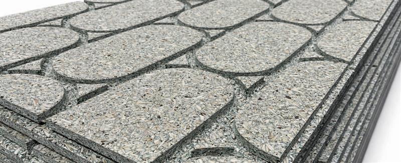 JSD P5 deska s frézovanými drážkami pro podlahové vytápění